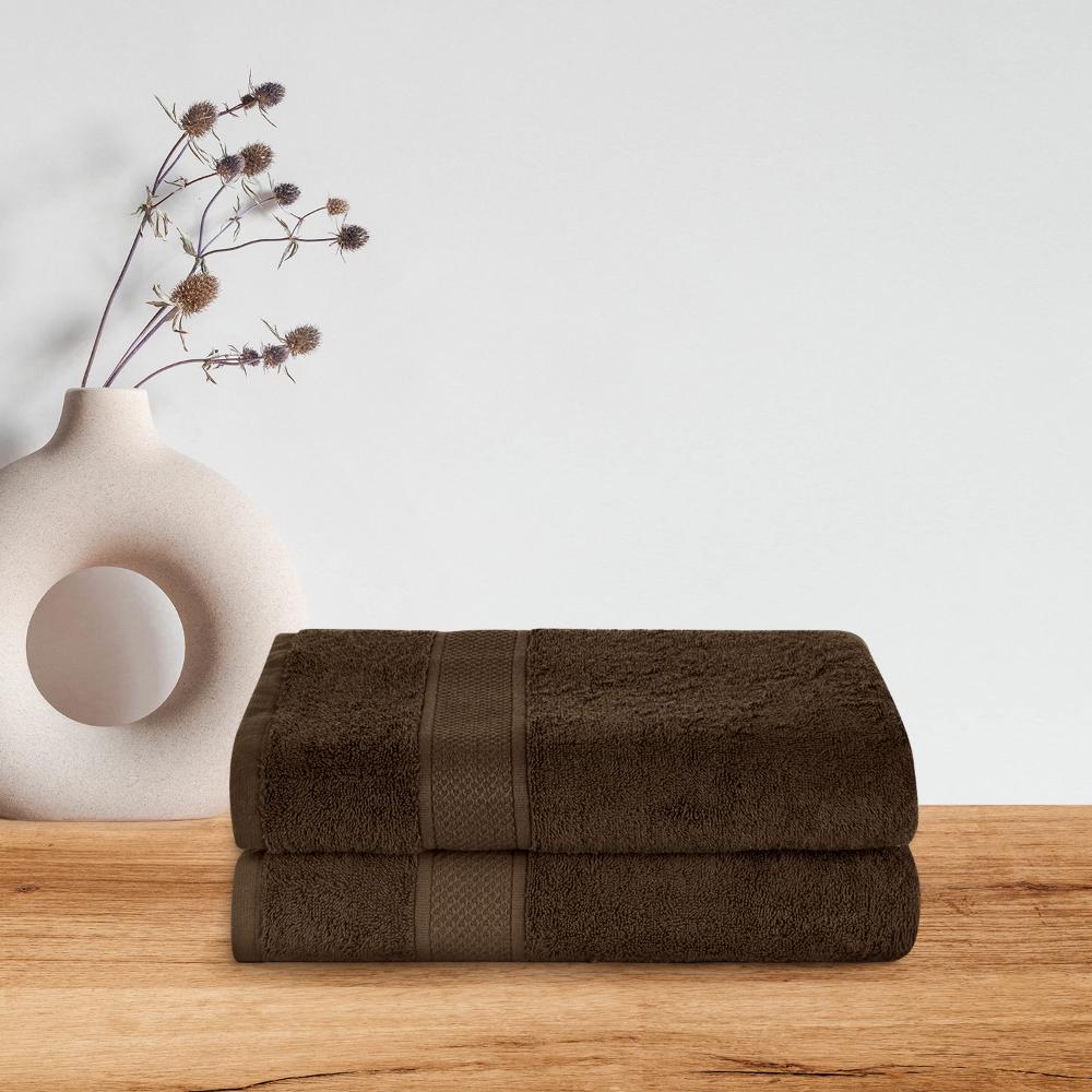 Wakefit Large Bath Towel | 100% Terry Cotton | Set of 2 | 500 GSM | Premium, Super-Soft, Absorbent & Odor Resistant | 55 x 27.5 Inches