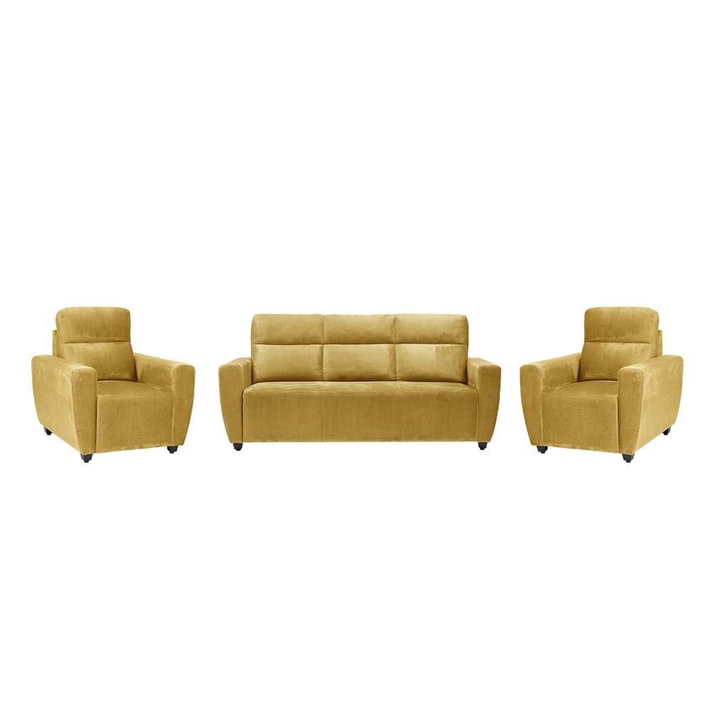 Wakefit Belize Plus Sofa Set - (2+1+1)