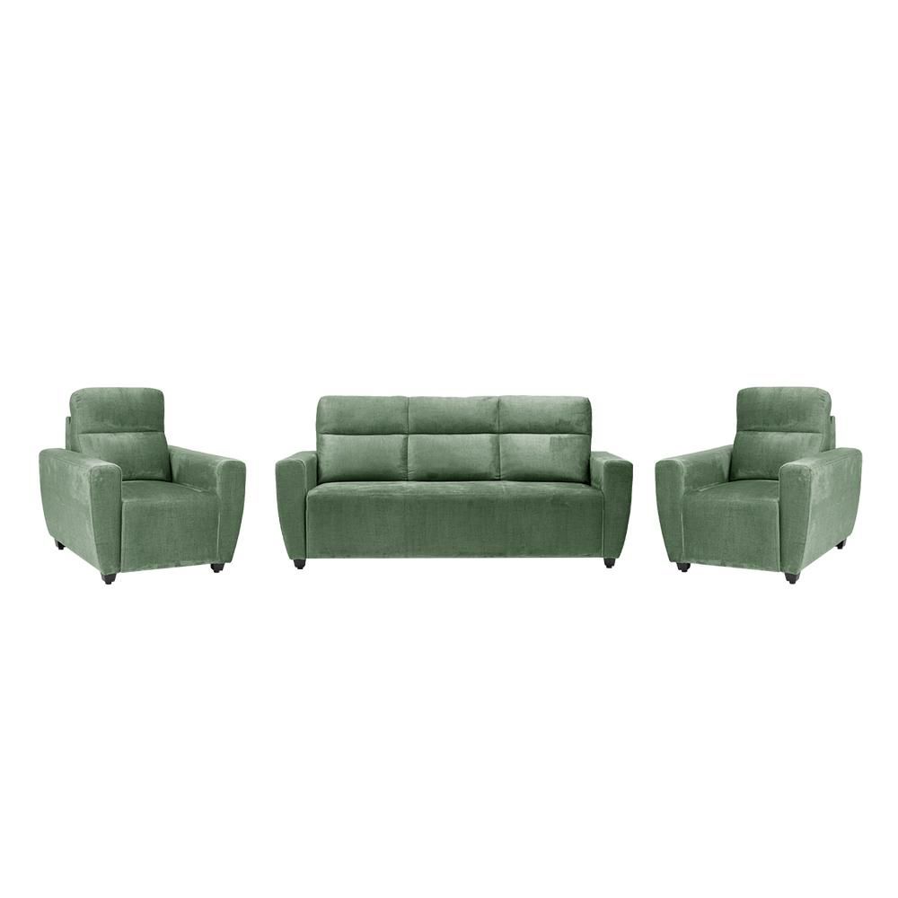Wakefit Belize Plus Sofa Set - (3+1+1)