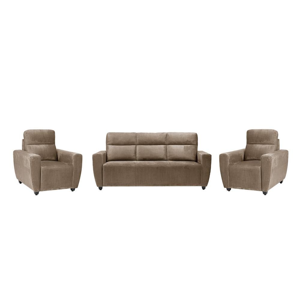 Wakefit Belize Plus Sofa Set - (3+1+1)