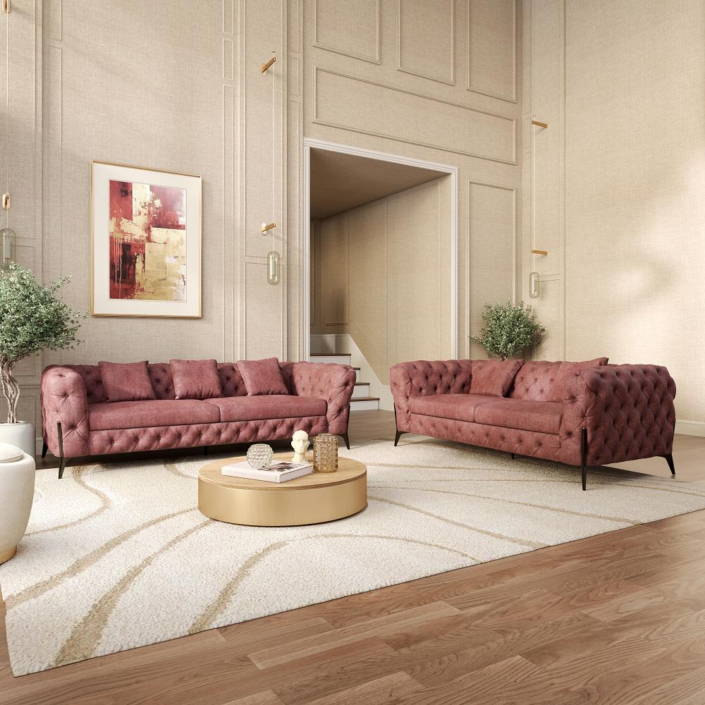 Wakefit Capri Sofa Set (3+2) Seater