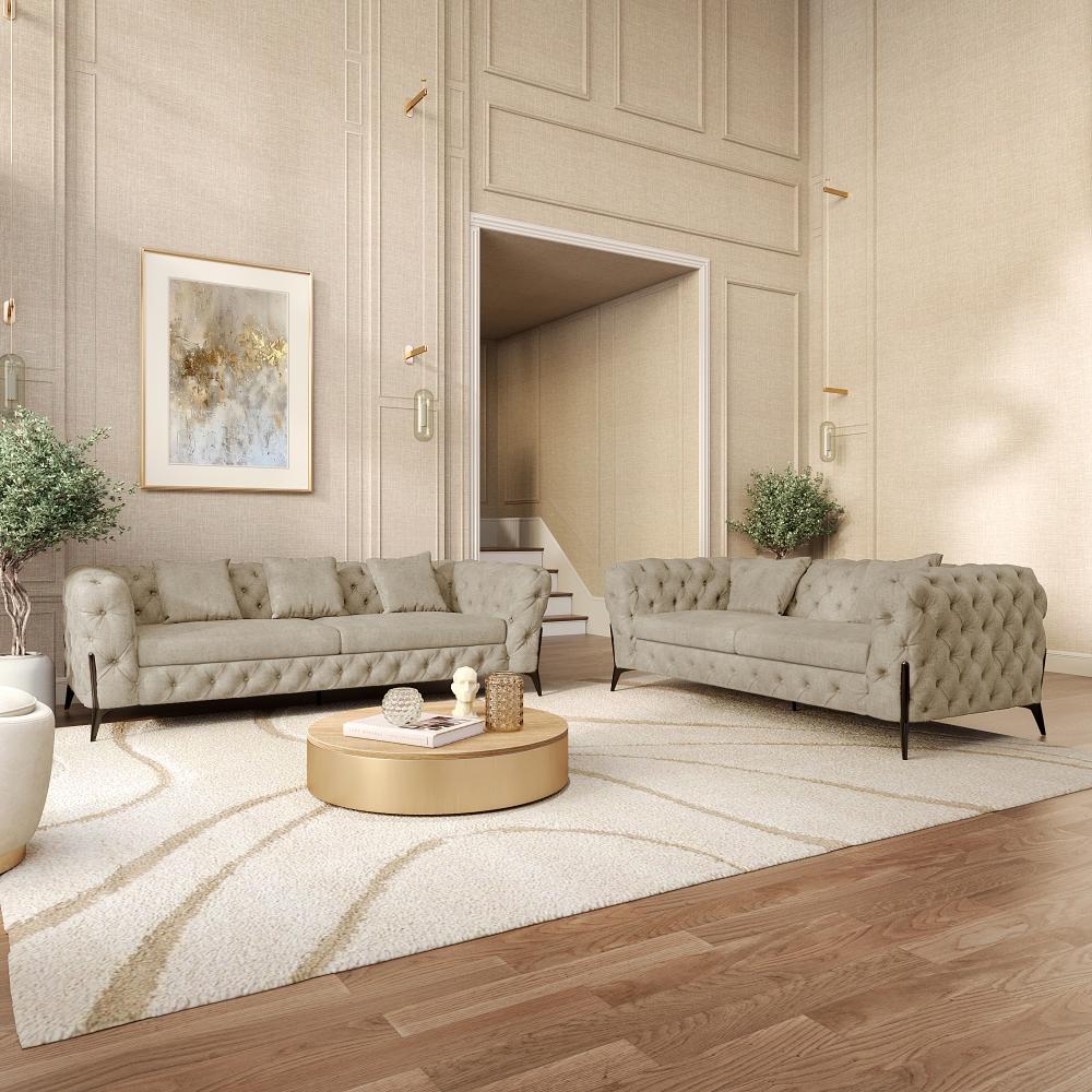 Wakefit Capri Sofa Set (3+2) Seater