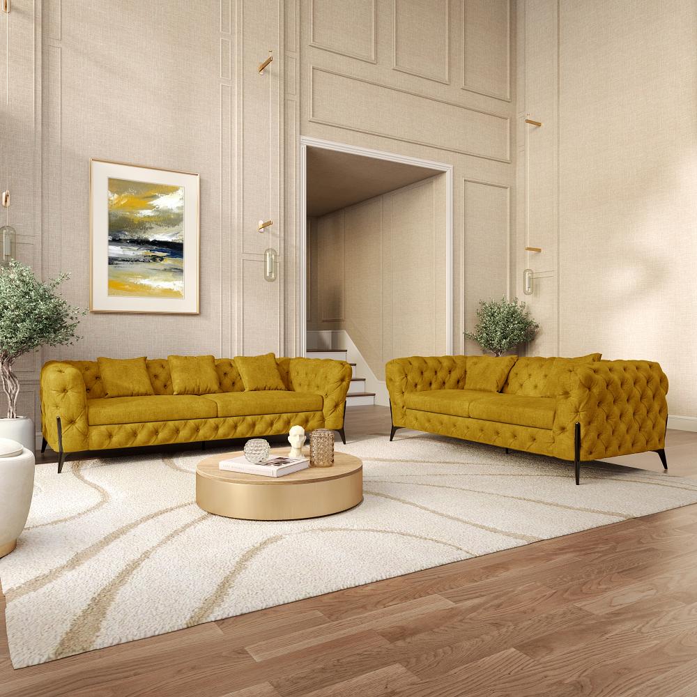 Wakefit Capri Sofa Set (3+2) Seater