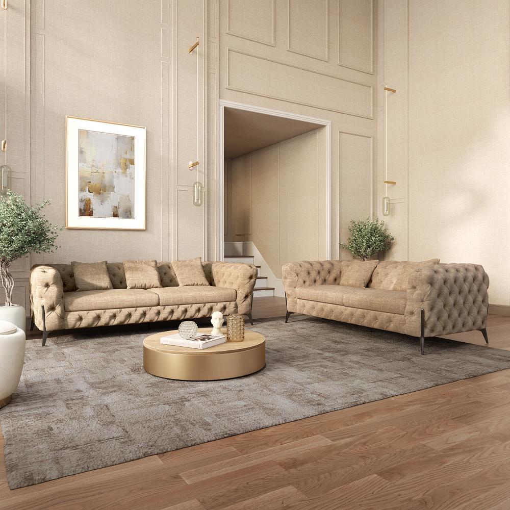 Wakefit Capri Sofa Set (3+2) Seater