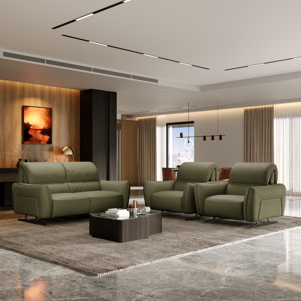 Wakefit Crete Sofa Without Motion Set (2+1+1) Seater