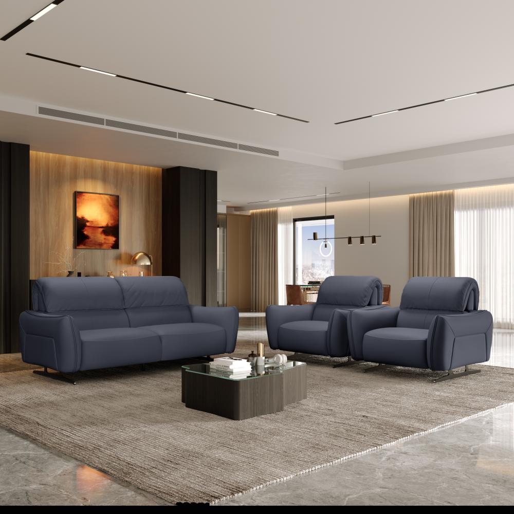 Wakefit Crete Sofa Without Motion Set (3+1+1) Seater