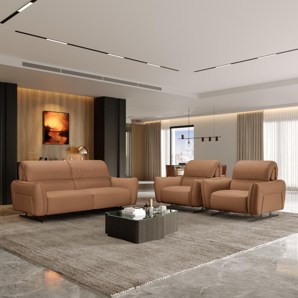 Wakefit Crete Sofa Without Motion Set (3+1+1) Seater