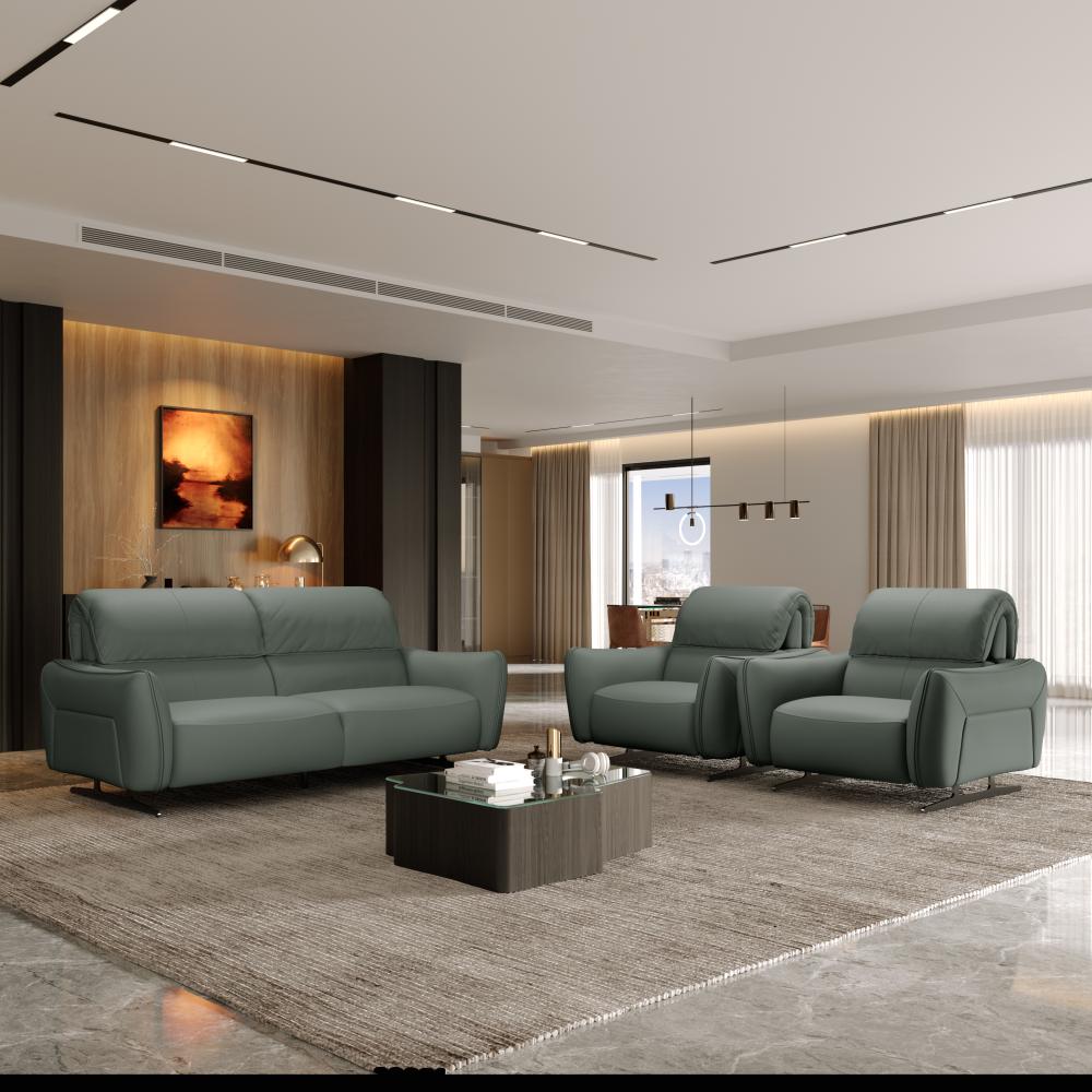 Wakefit Crete Sofa Without Motion Set (3+1+1) Seater