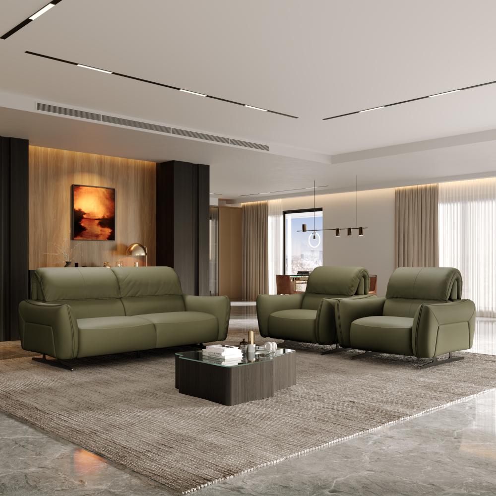 Wakefit Crete Sofa Without Motion Set (3+1+1) Seater