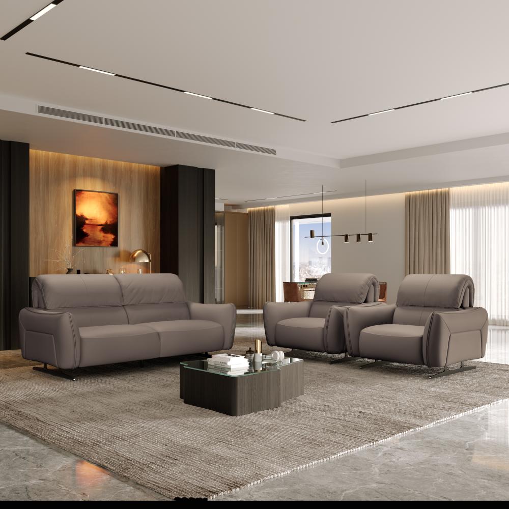 Wakefit Crete Sofa Without Motion Set (3+1+1) Seater