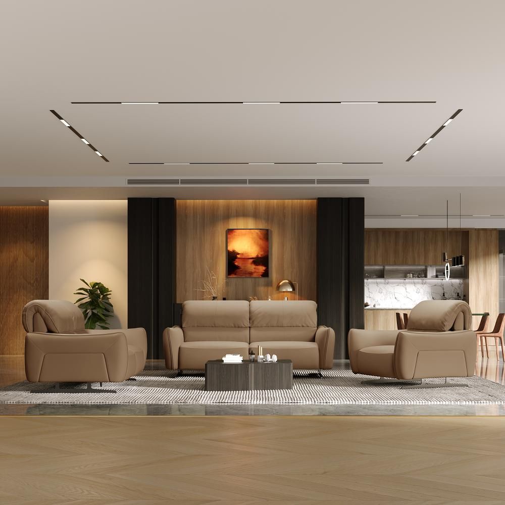 Wakefit Crete Sofa Without Motion Set (3+2+1) Seater