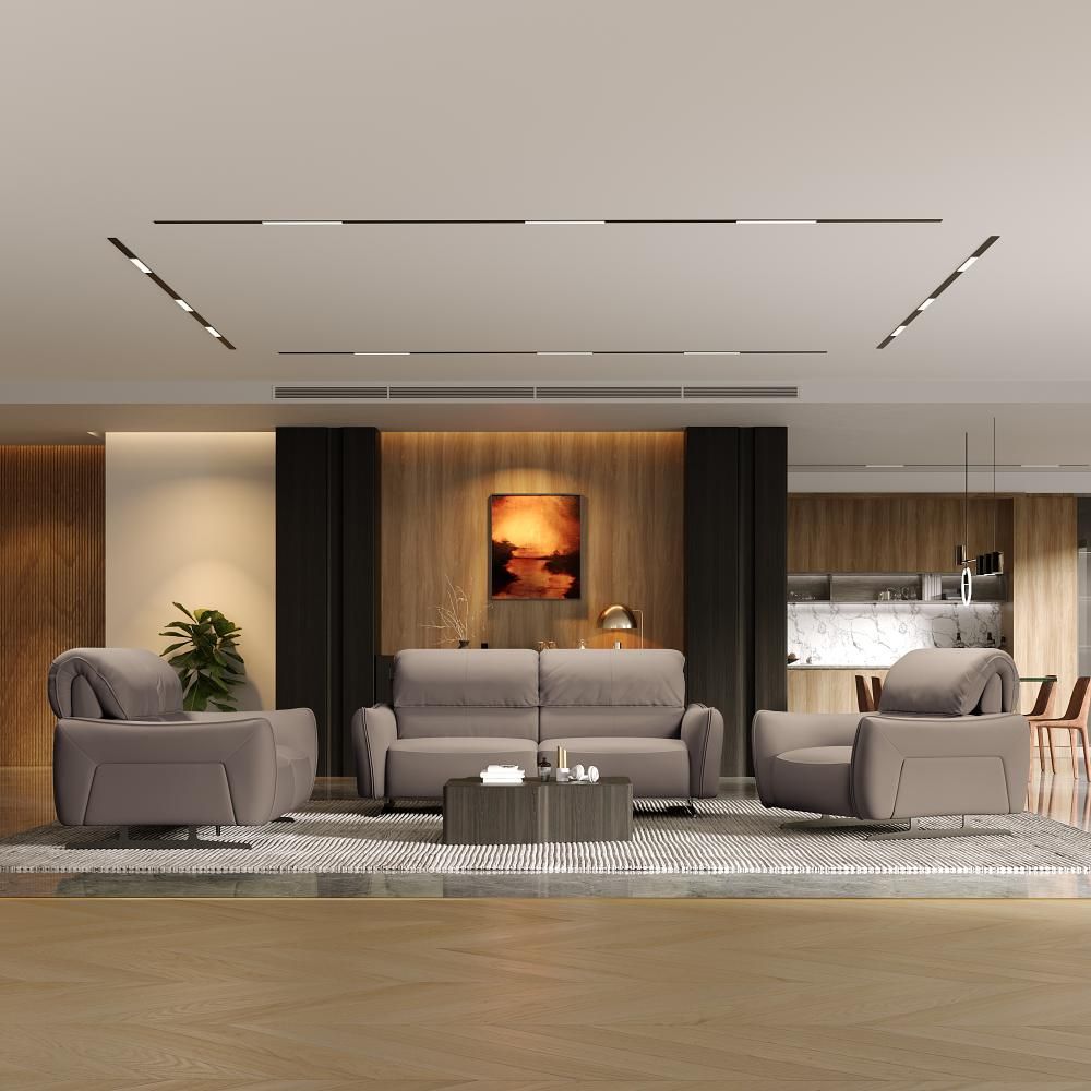 Wakefit Crete Sofa Without Motion Set (3+2+1) Seater