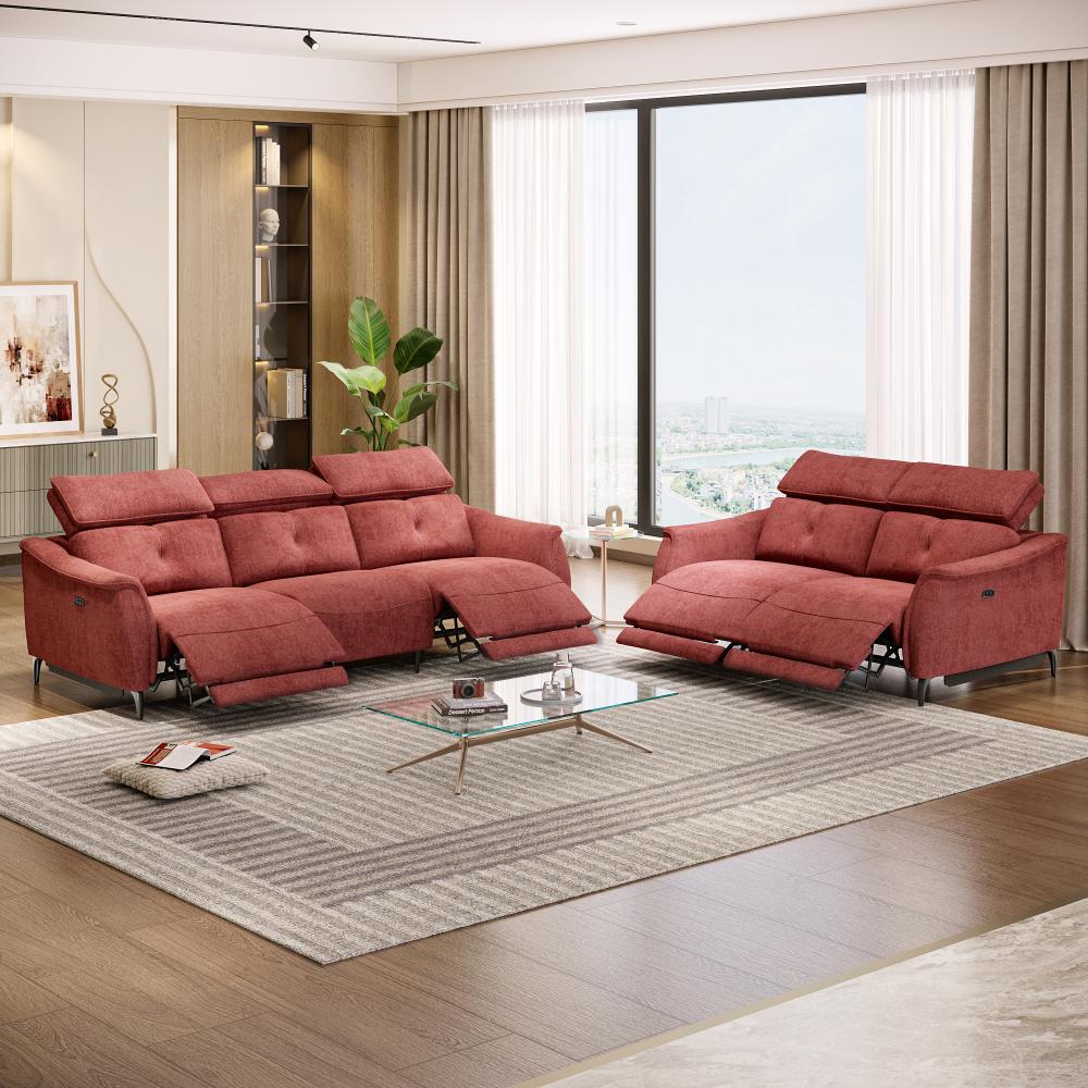 Wakefit Curacao With Motion Sofa Set (3+2) Seater