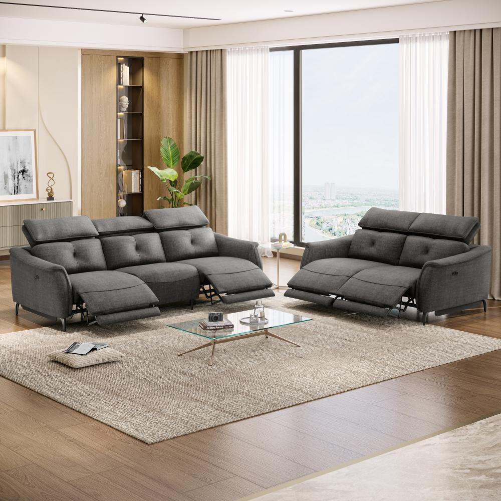 Wakefit Curacao With Motion Sofa Set (3+2) Seater