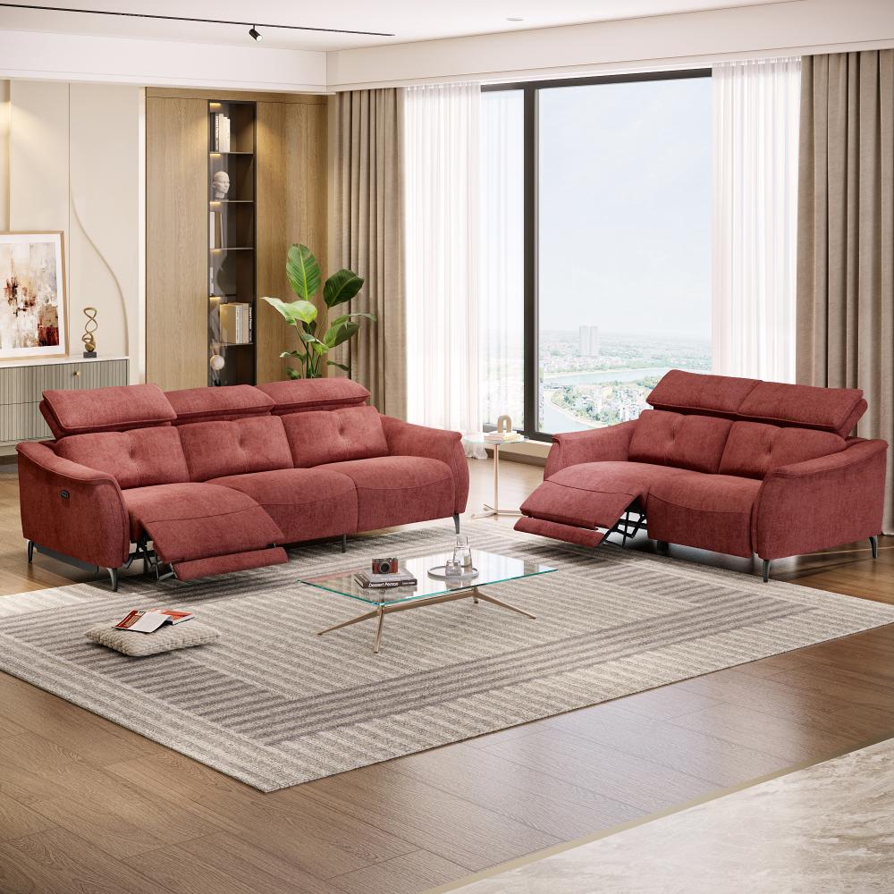 Wakefit Curacao With Motion Sofa Set (3+2) Seater