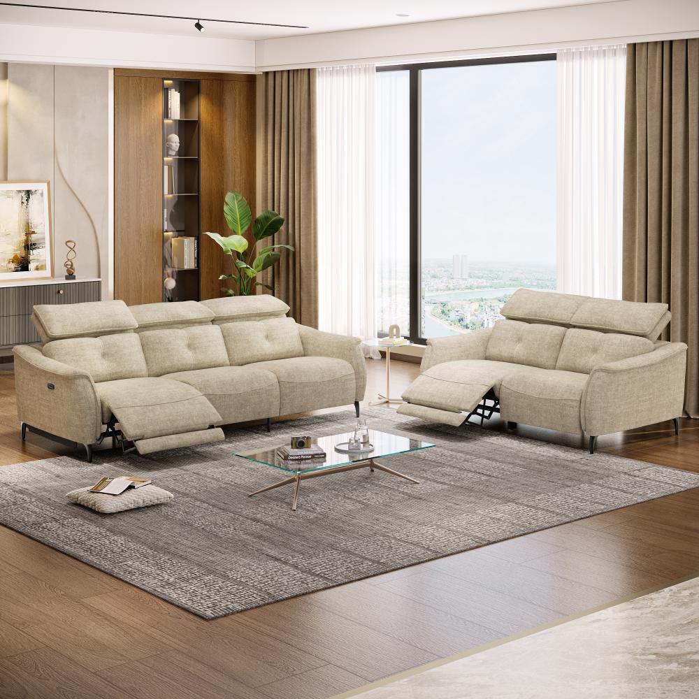 Wakefit Curacao With Motion Sofa Set (3+2) Seater