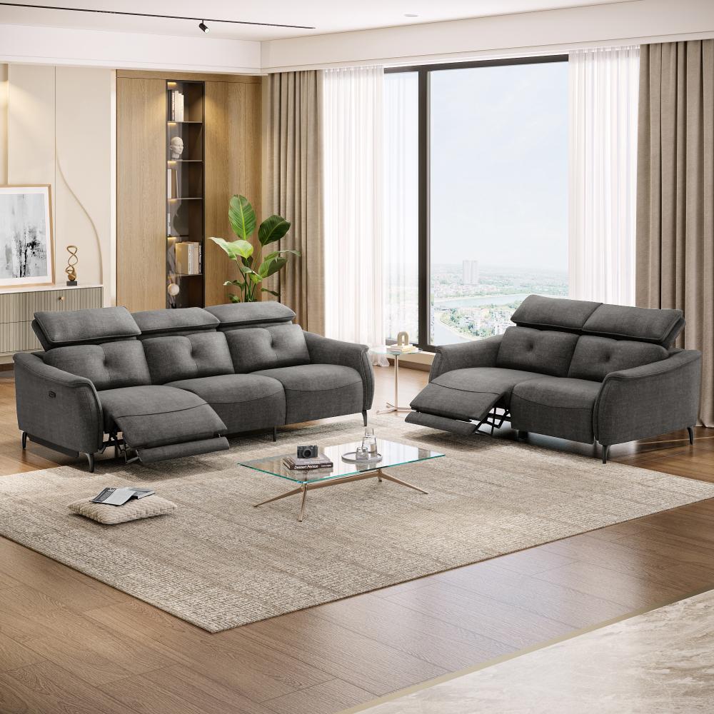 Wakefit Curacao With Motion Sofa Set (3+2) Seater