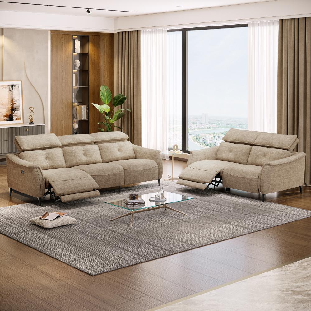 Wakefit Curacao With Motion Sofa Set (3+2) Seater