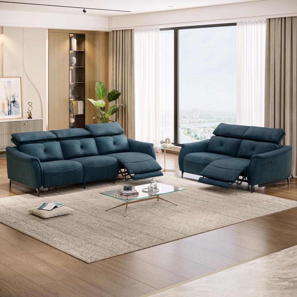 Wakefit Curacao With Motion Sofa Set (3+2) Seater