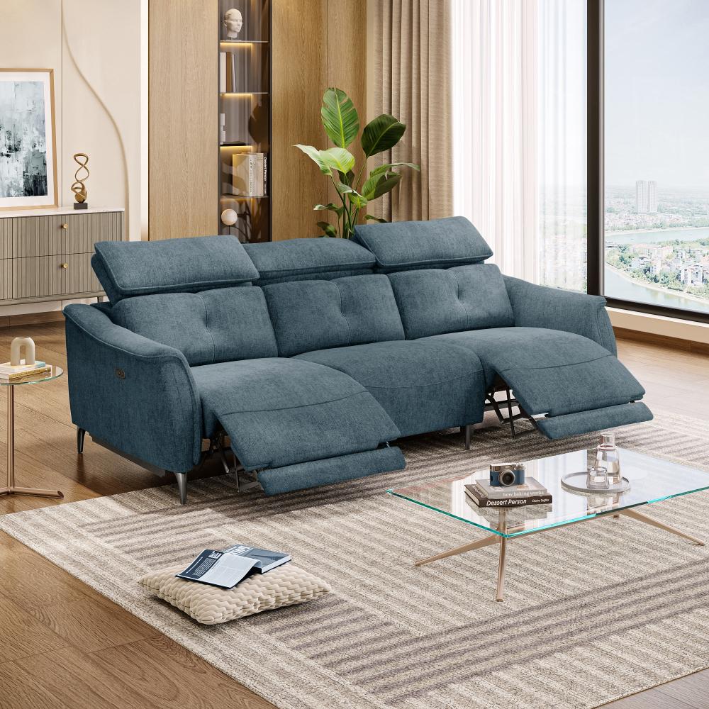 Wakefit Curacao Sofa With Motion - Three Seater