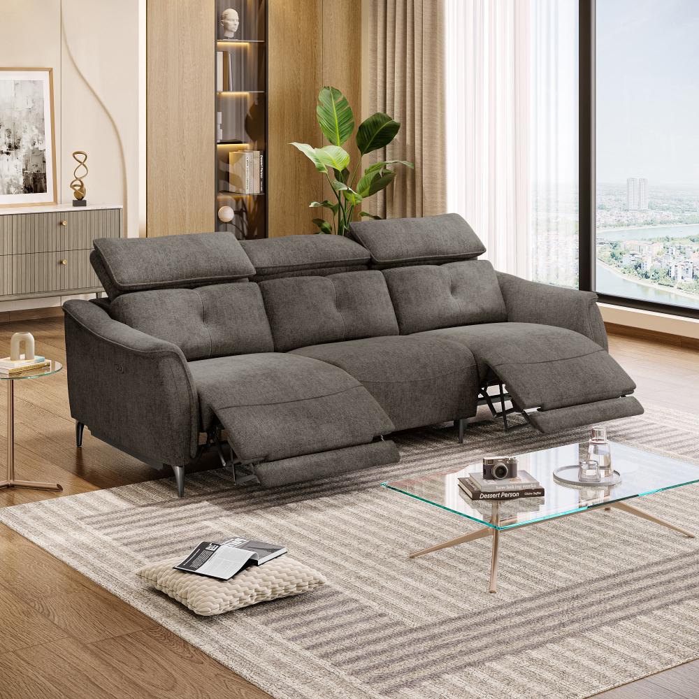 Wakefit Curacao Sofa With Motion - Three Seater