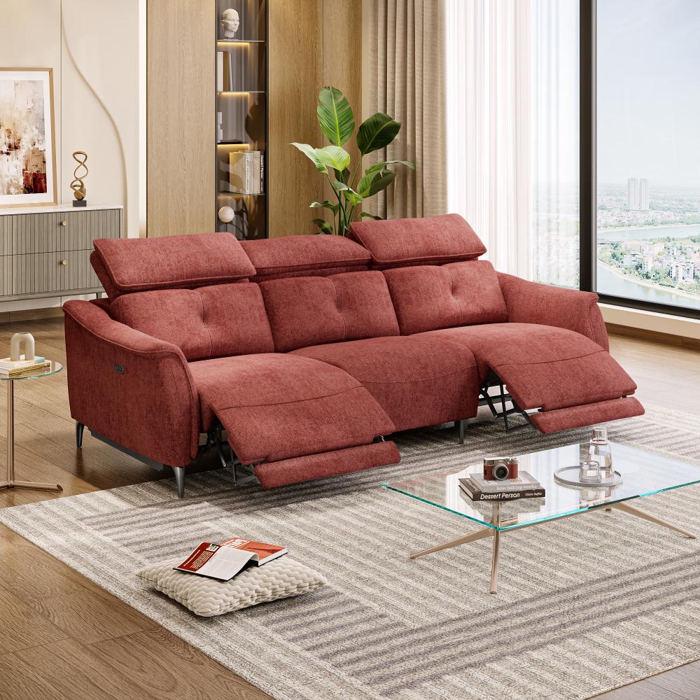 Wakefit Curacao Sofa With Motion - Three Seater