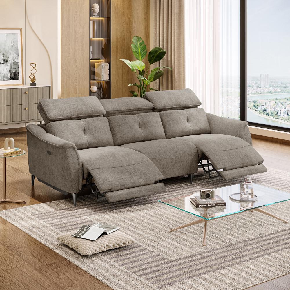 Wakefit Curacao Sofa With Motion - Three Seater