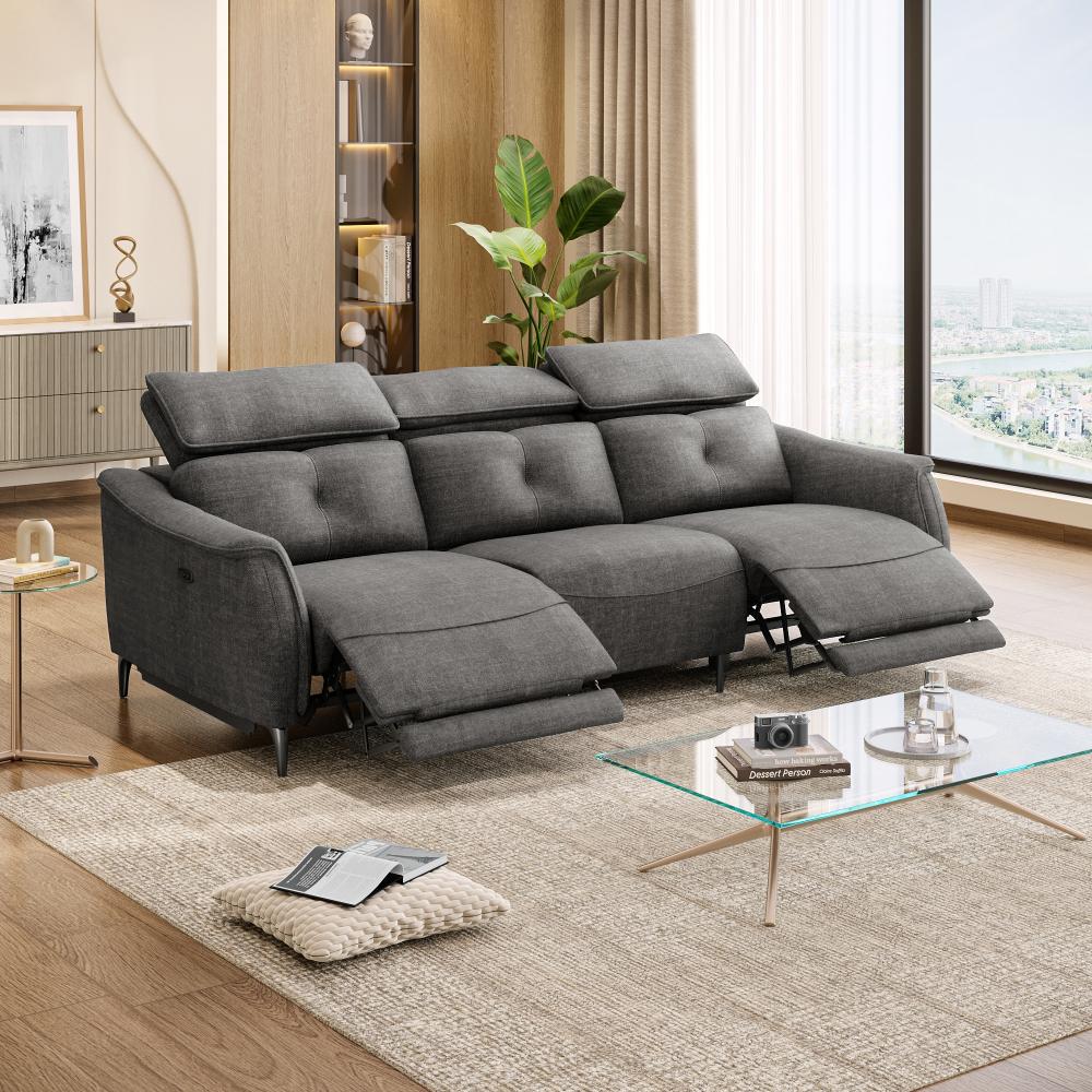 Wakefit Curacao Sofa With Motion - Three Seater