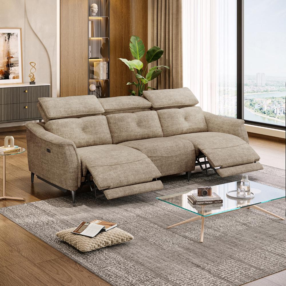 Wakefit Curacao Sofa With Motion - Three Seater