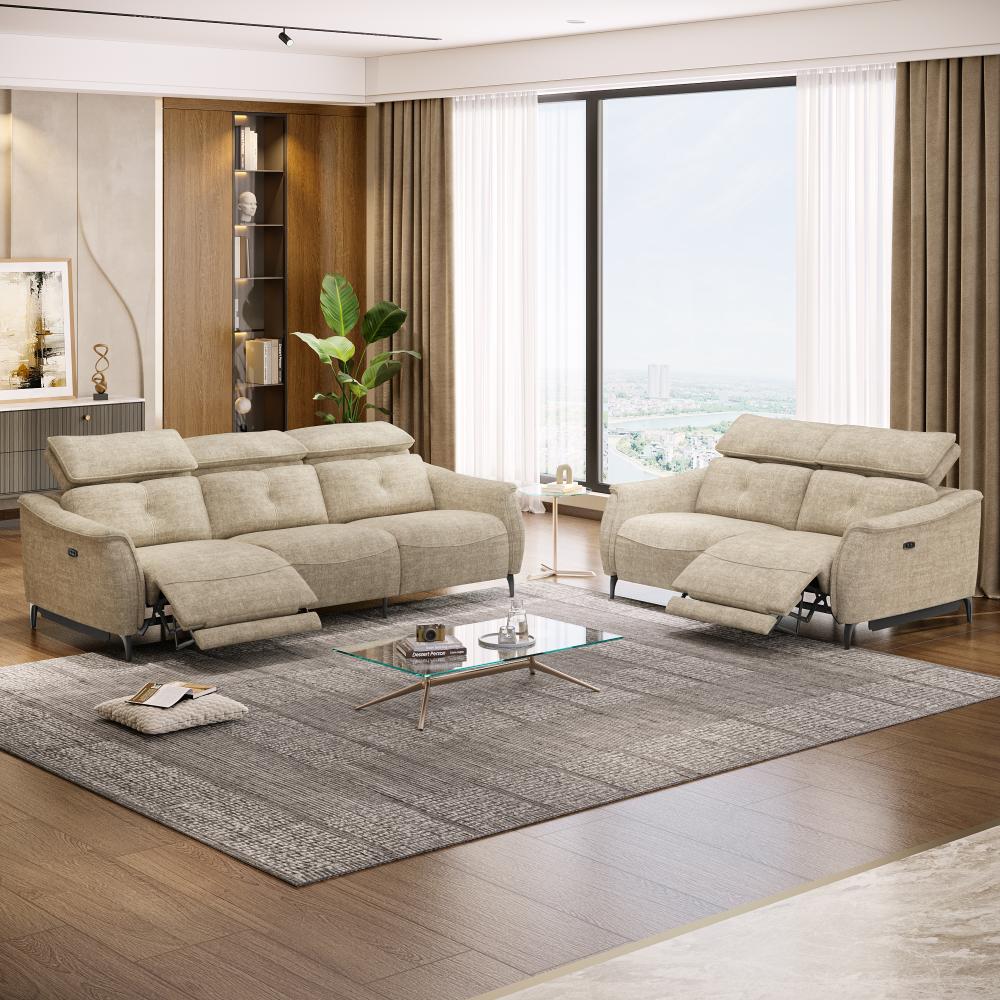 Wakefit Curacao With Motion Sofa Set (3+2) Seater
