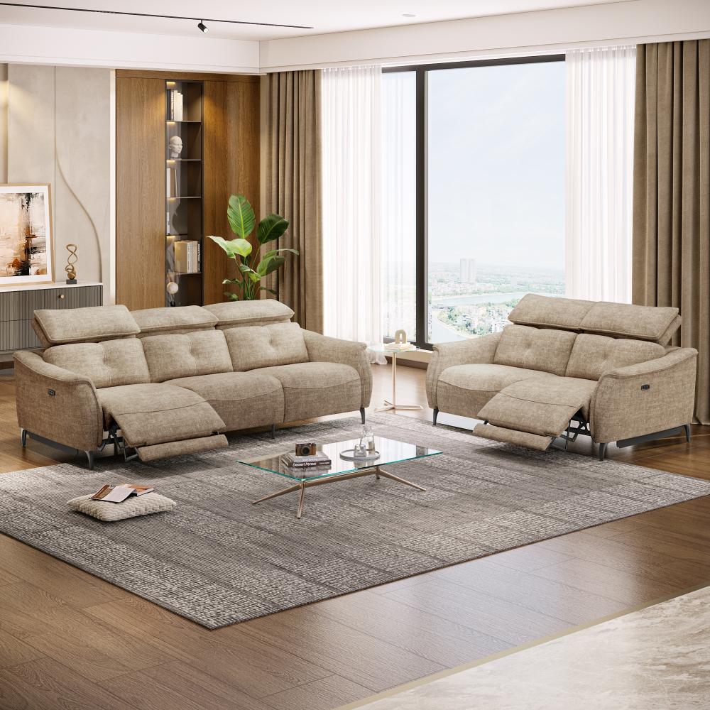 Wakefit Curacao With Motion Sofa Set (3+2) Seater