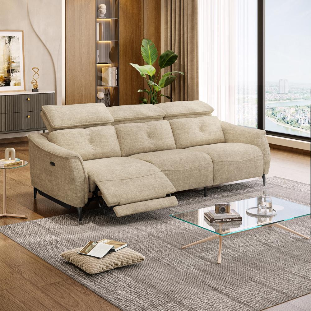 Wakefit Curacao Sofa With Motion - Three Seater
