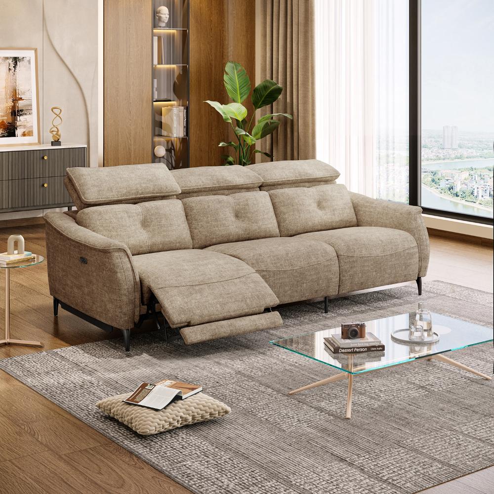 Wakefit Curacao Sofa With Motion - Three Seater