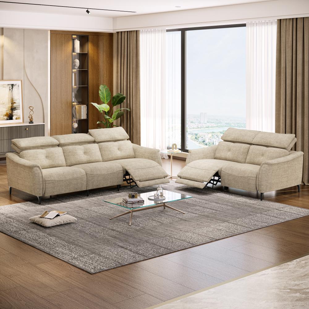 Wakefit Curacao With Motion Sofa Set (3+2) Seater
