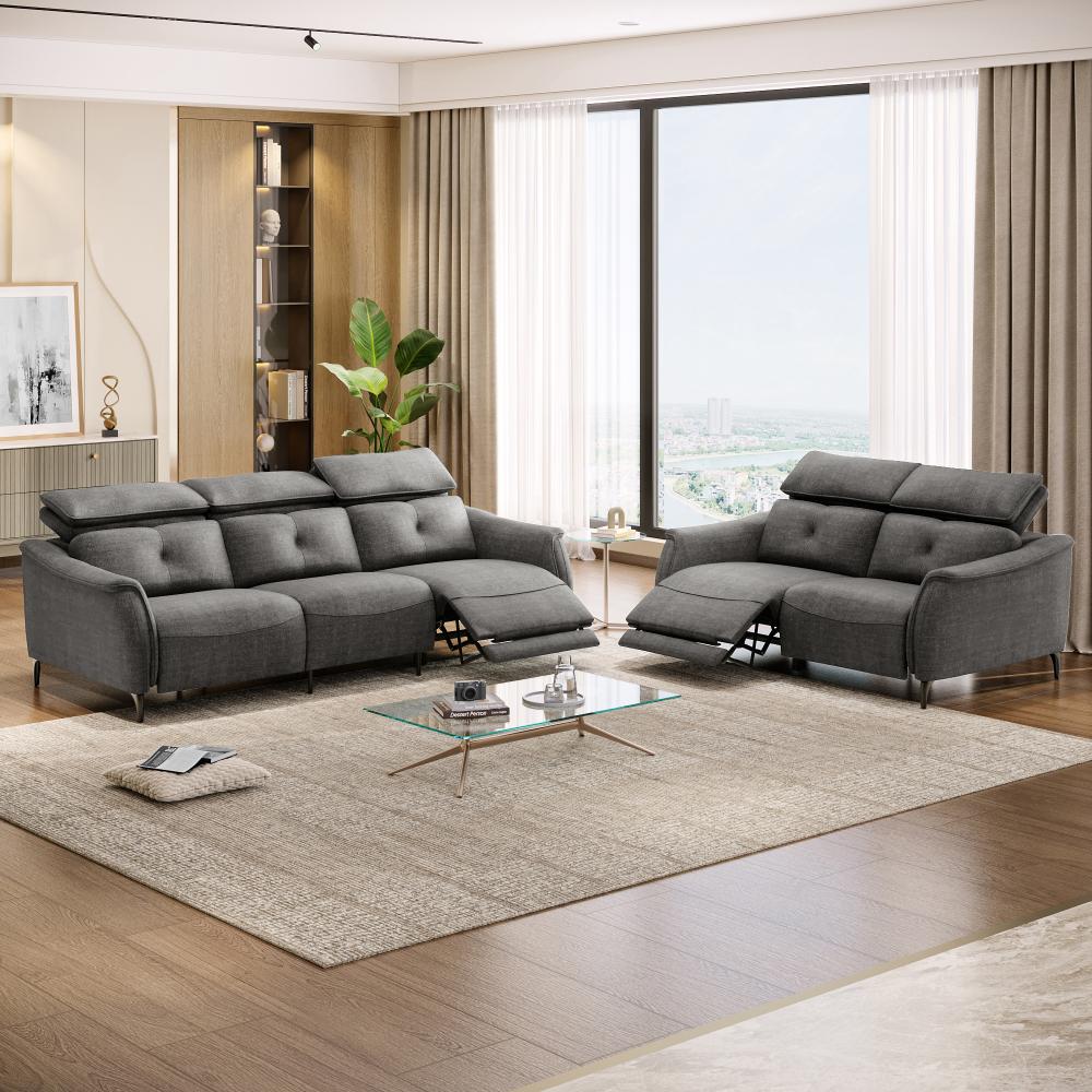 Wakefit Curacao With Motion Sofa Set (3+2) Seater