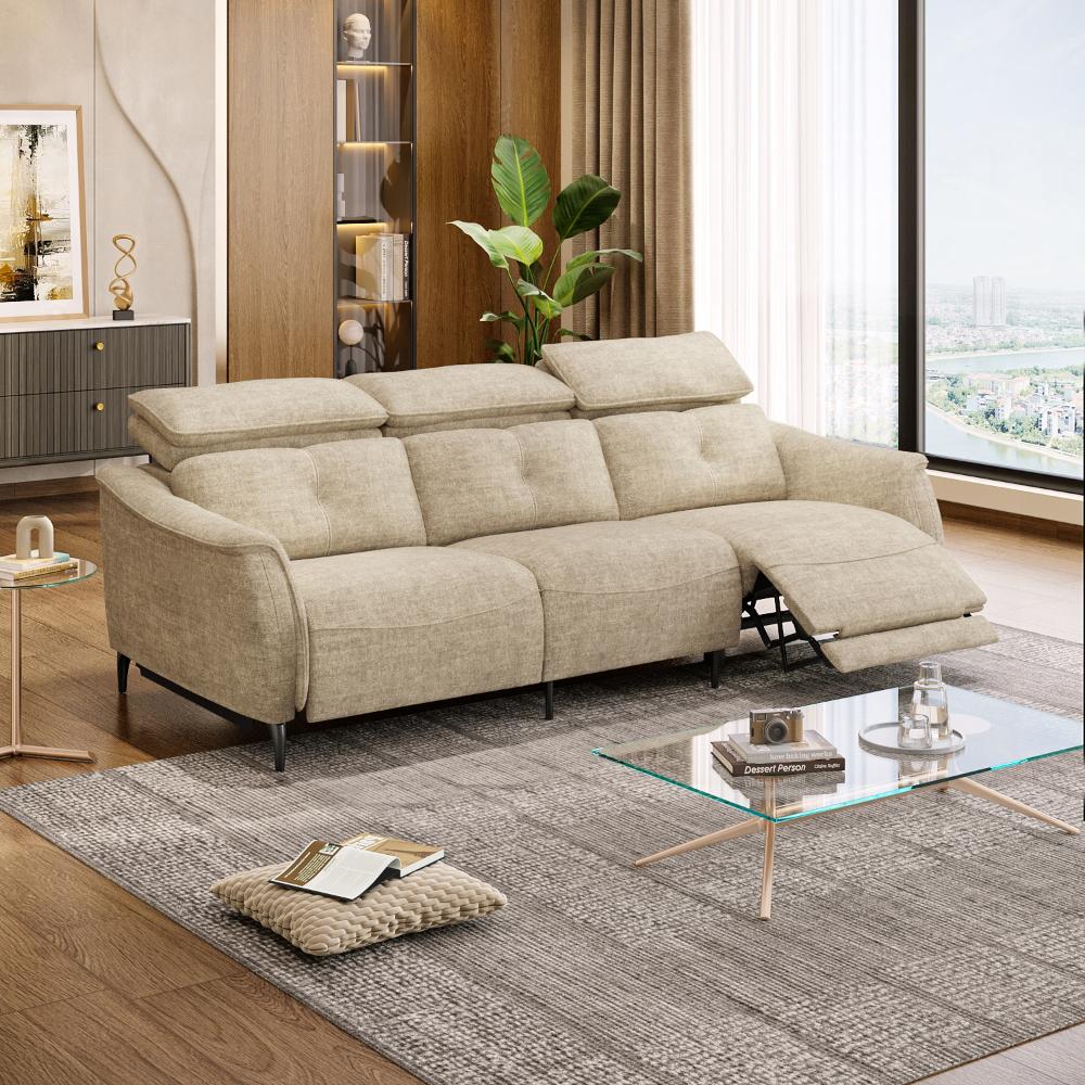 Wakefit Curacao Sofa With Motion - Three Seater