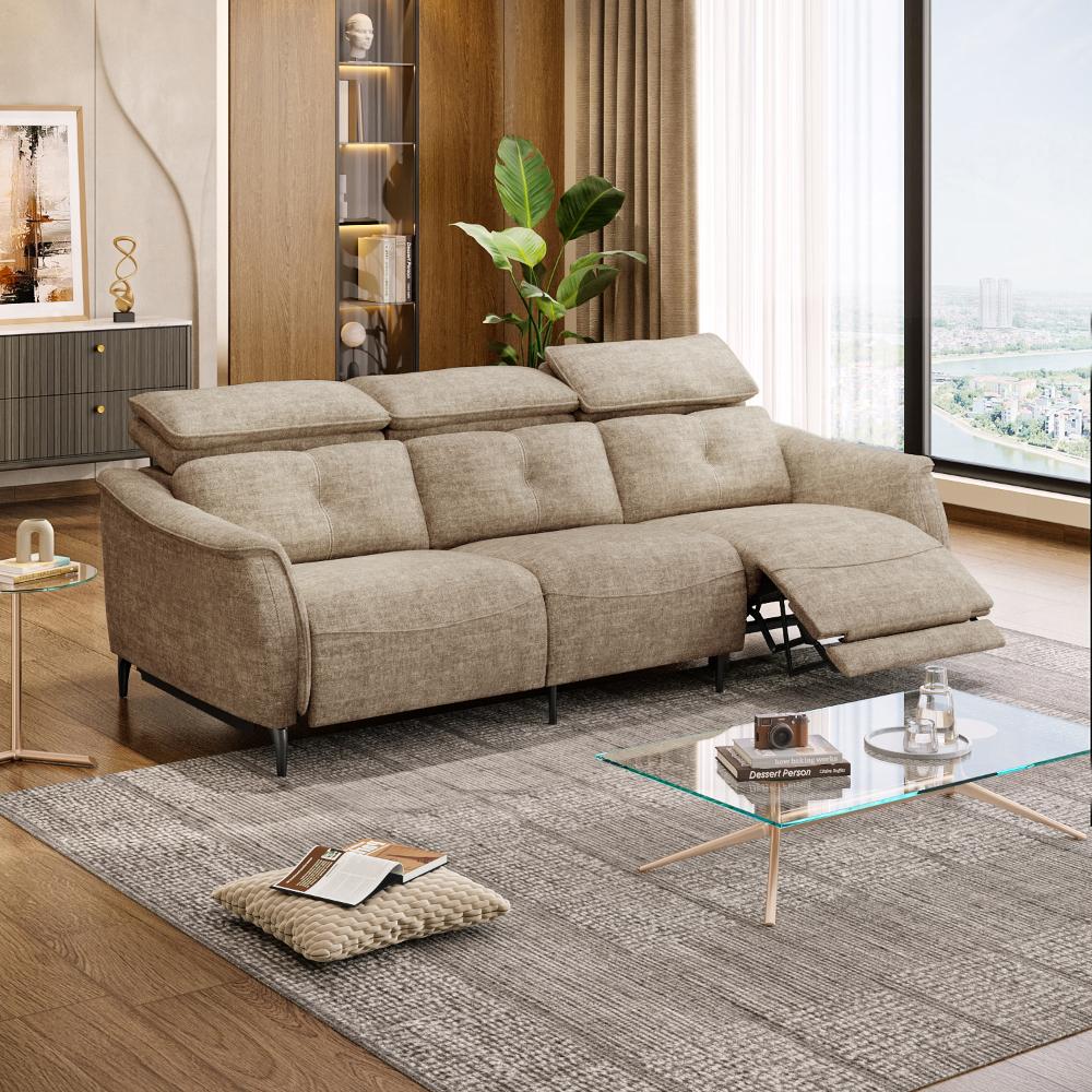 Wakefit Curacao Sofa With Motion - Three Seater