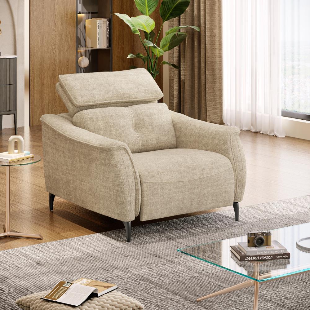Wakefit Curacao Sofa Without Motion - Single Seater