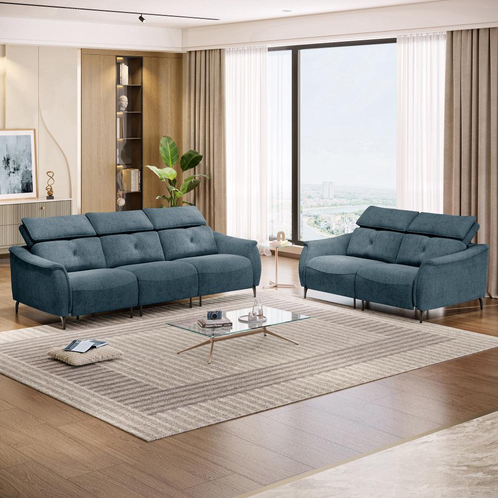 Wakefit Curacao Without Motion Sofa Set (3+2) Seater
