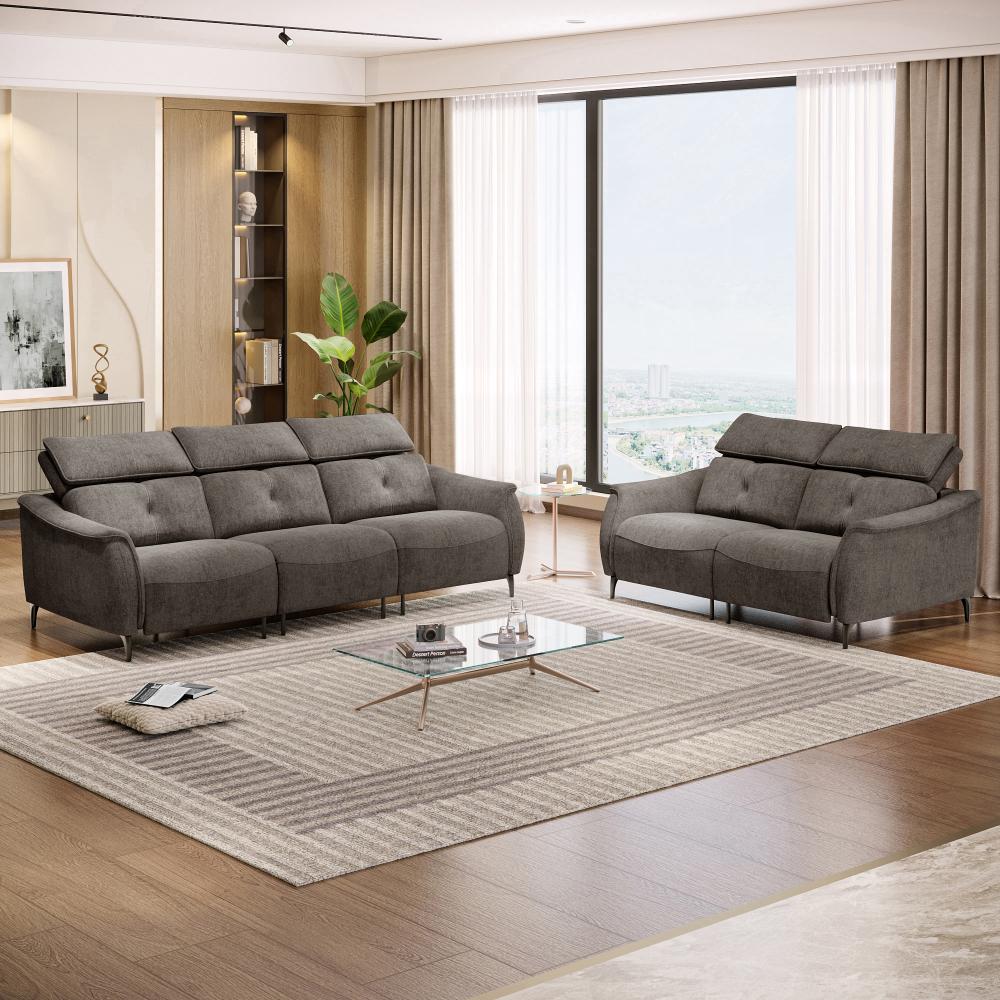 Wakefit Curacao Without Motion Sofa Set (3+2) Seater