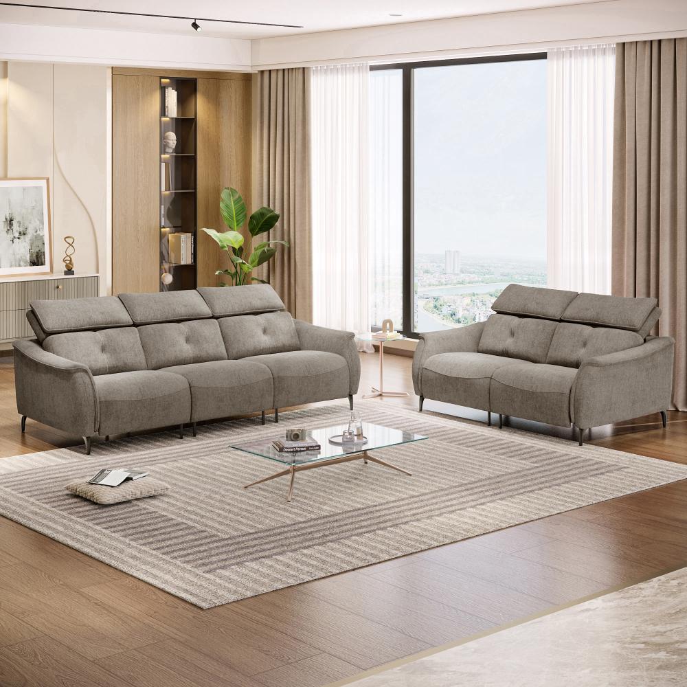 Wakefit Curacao Without Motion Sofa Set (3+2) Seater