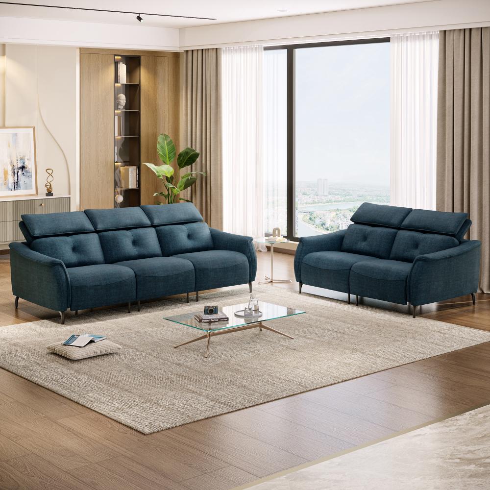 Wakefit Curacao Without Motion Sofa Set (3+2) Seater