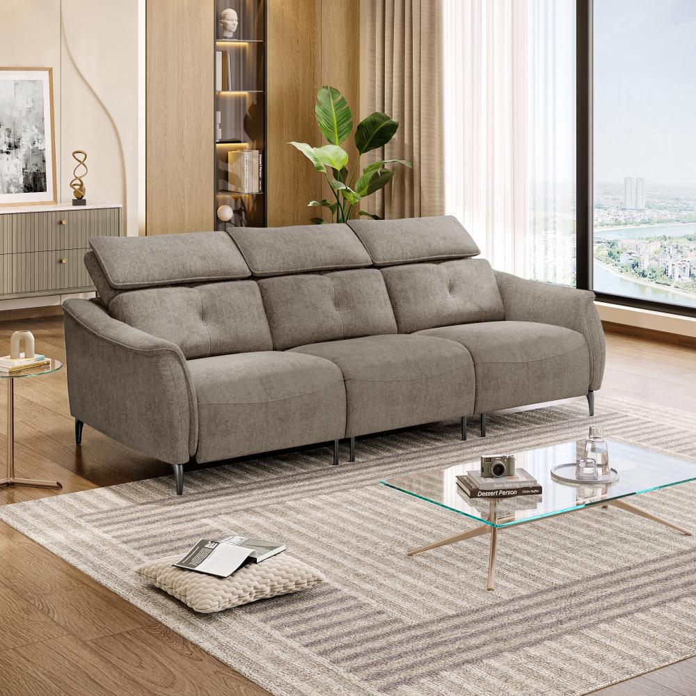 Wakefit Curacao Sofa Without Motion - Three Seater