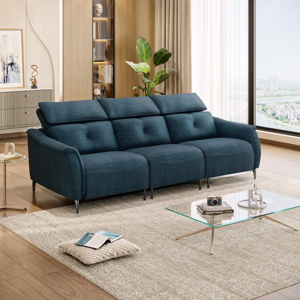 Wakefit Curacao Sofa Without Motion - Three Seater