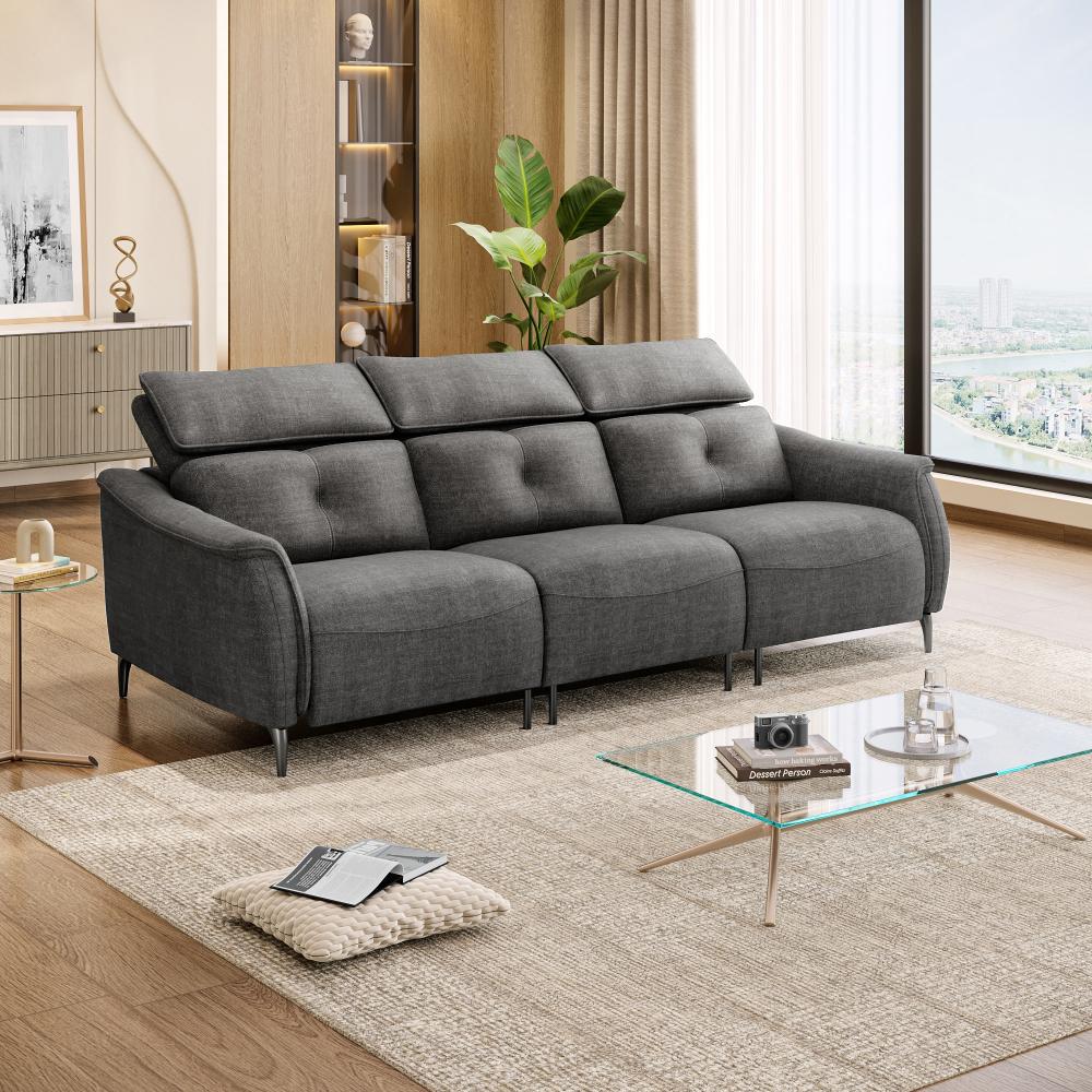 Wakefit Curacao Sofa Without Motion - Three Seater