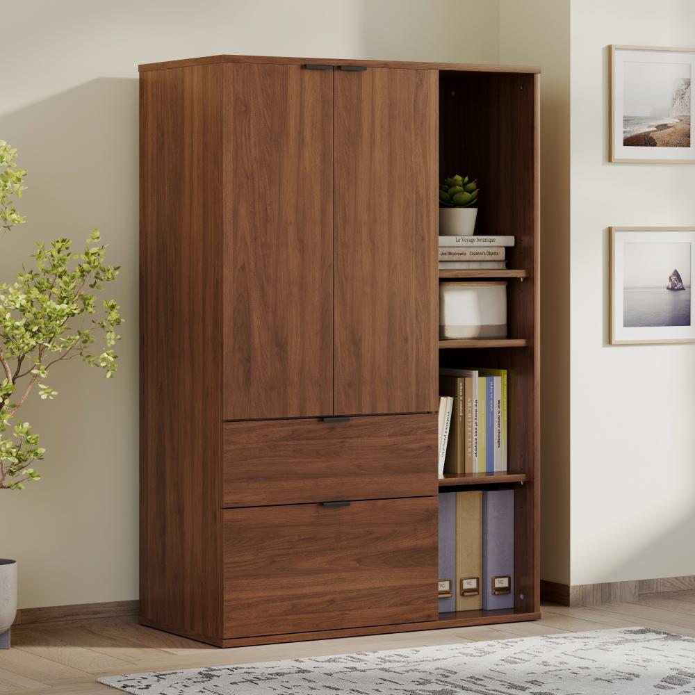 Wakefit Pattens Cabinet in columbia walnut