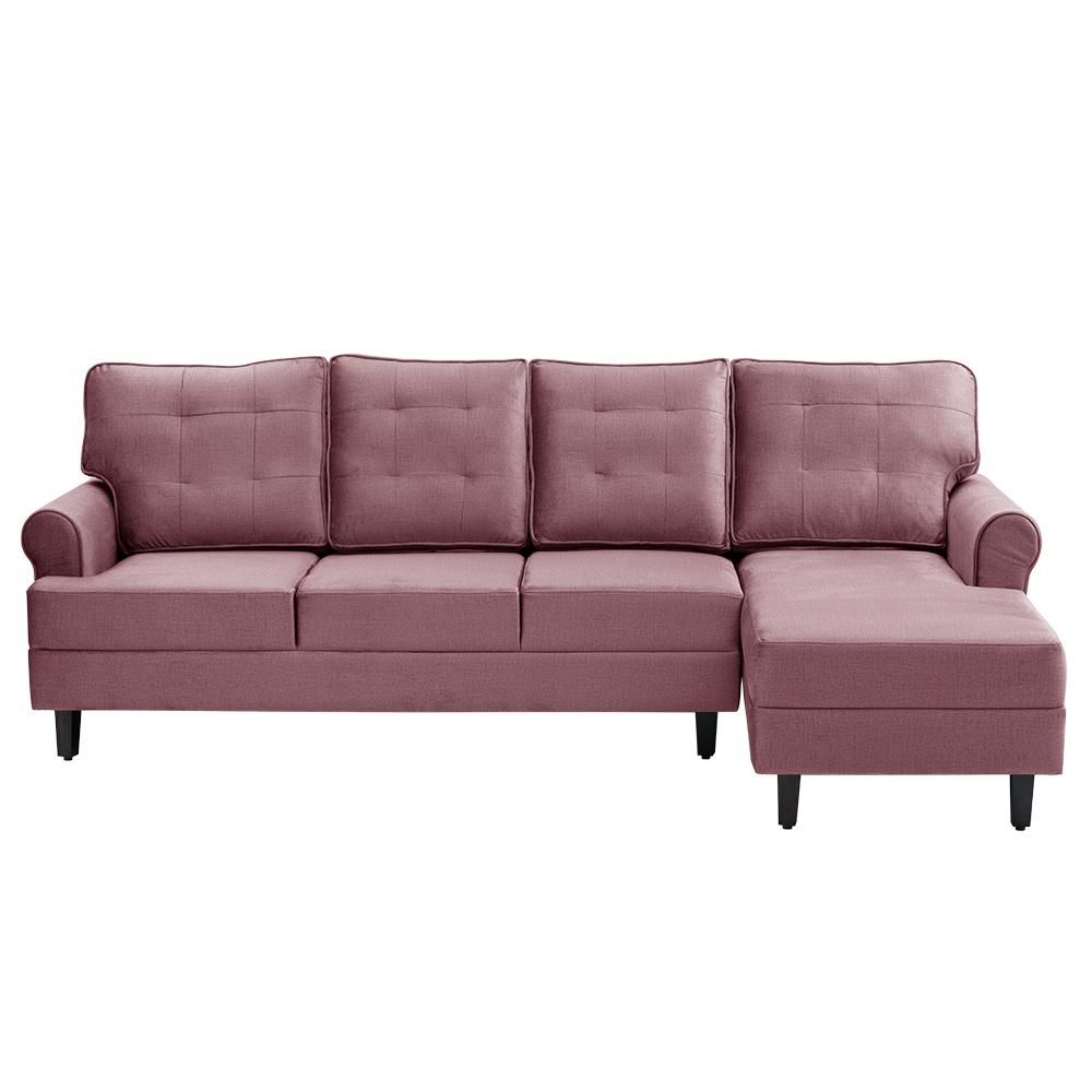 Wakefit Dreamer Plus L Shape Sofa Set (3 Seater + Right Aligned Chaise)