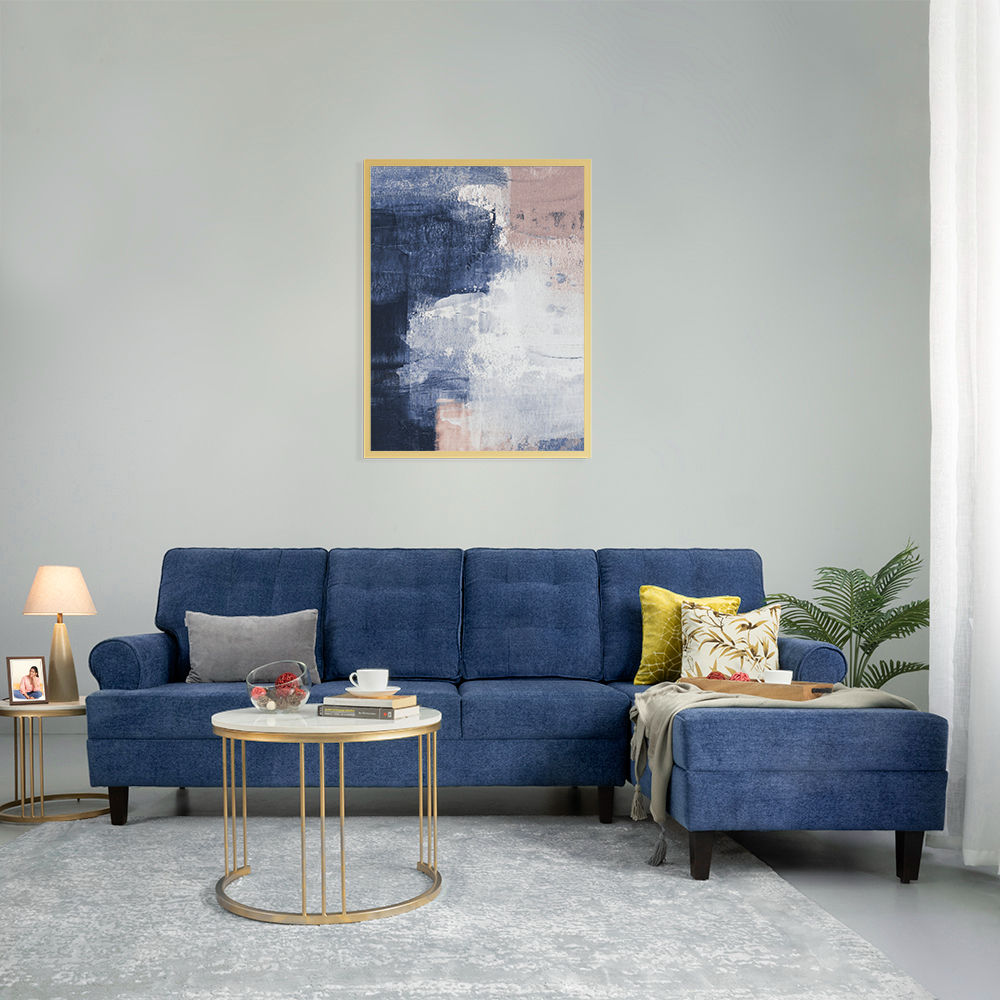 Wakefit Dreamer L Shape Sofa Set (3 Seater + Right Aligned Chaise)