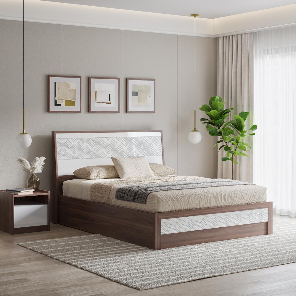 Wakefit Gibeon Queen Engineered Wood Bed with Storage