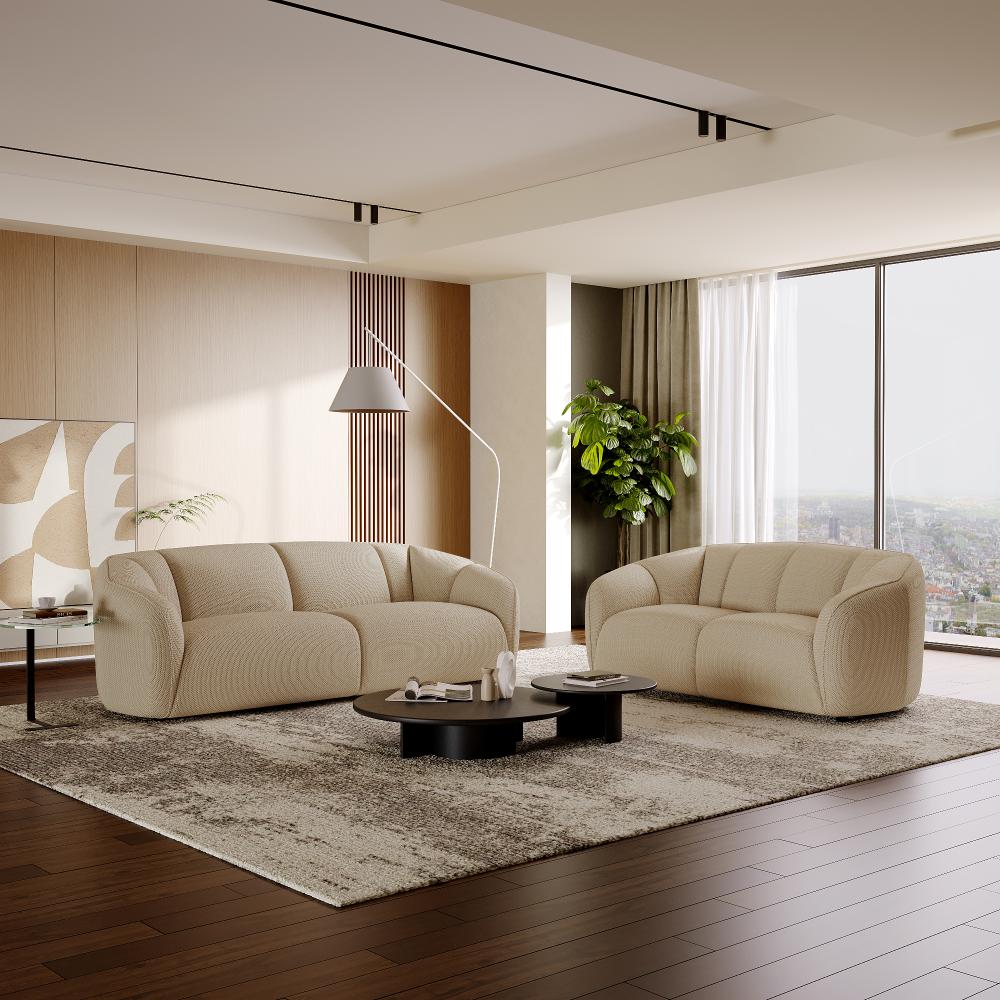 Wakefit Gozo Sofa Set (3+2) Seater